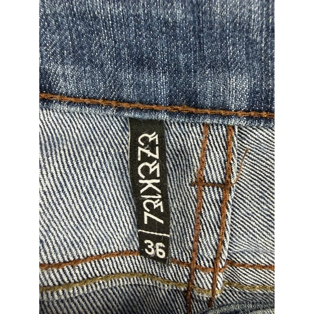 Ezekiel Jeans Mens 36 Straight Leg Medium Wash Blue Premium Denim 305